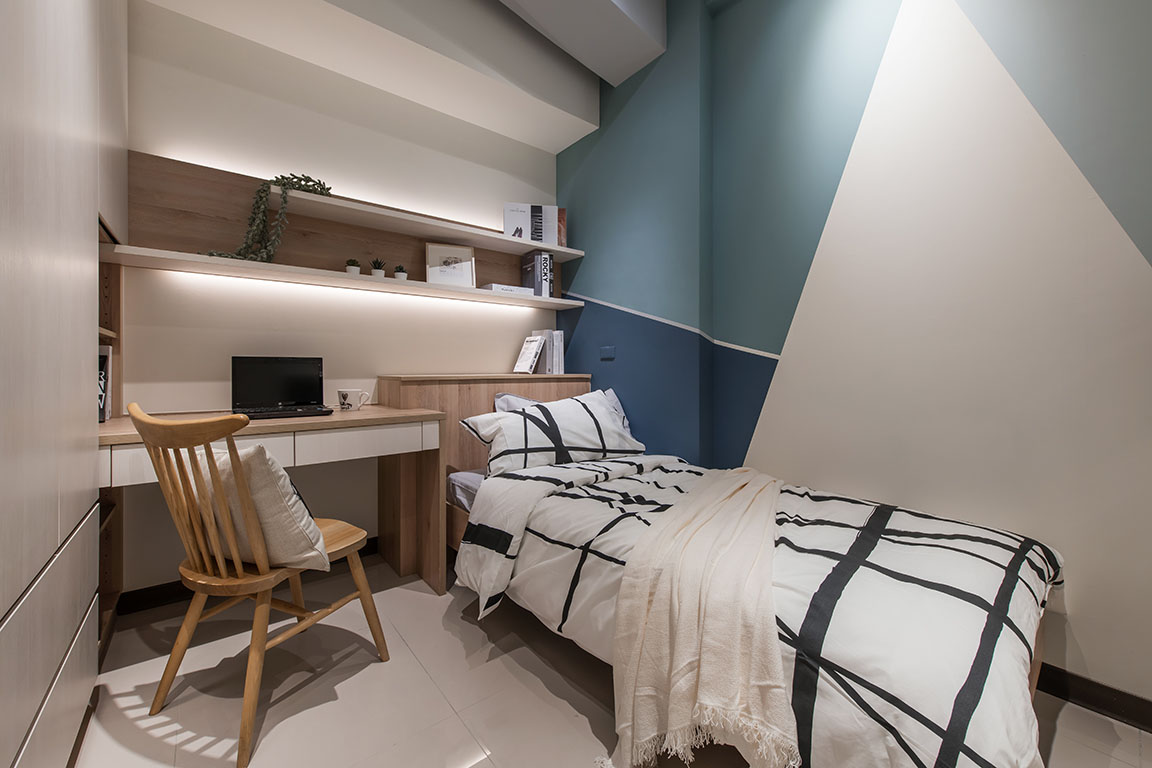 北歐風臥室設計案例