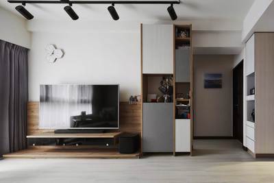 砌築簡約風|木質調新婚宅