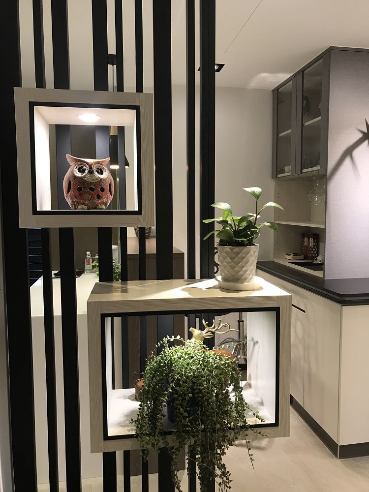 木格柵輕屏風化解風水降低視覺阻隔