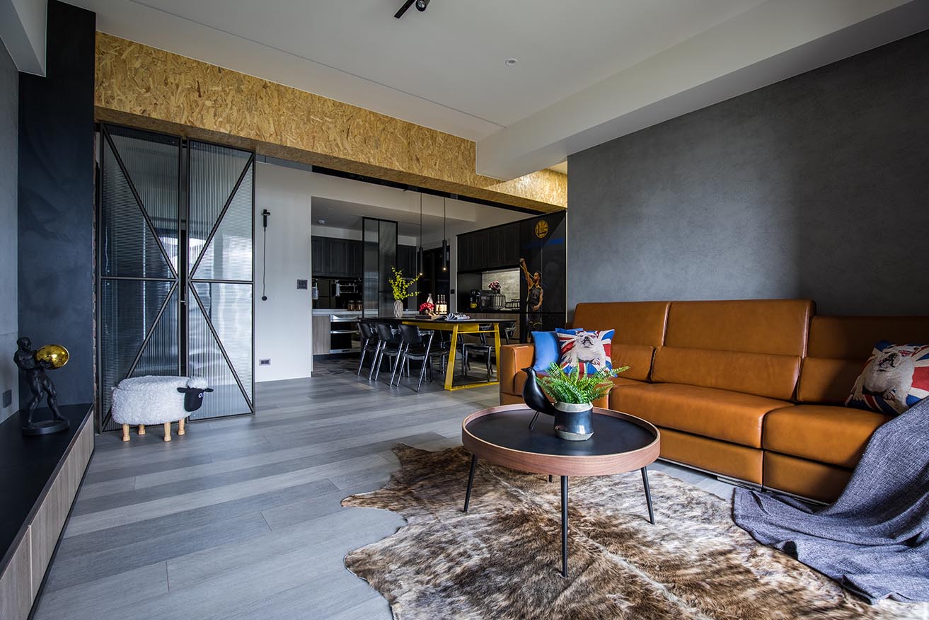 樑柱包覆造型，提升空間質感